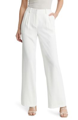 Sophie Rue Charlie Pleated Trousers in White