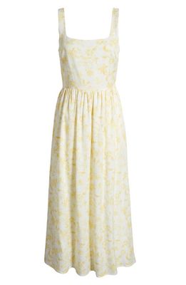 Sophie Rue Charlotte Floral Dress in Yellow Floral