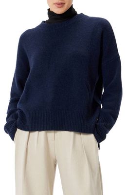 Sophie Rue Cotes Wool & Cashmere Sweater in Navy