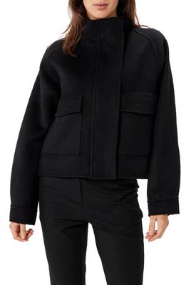 Sophie Rue Kinn Wool Crop Jacket in Black