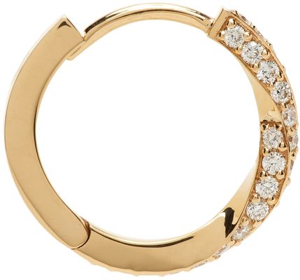 Sophie Zamel SSENSE Exclusive Gold Nano Contour Single Earring