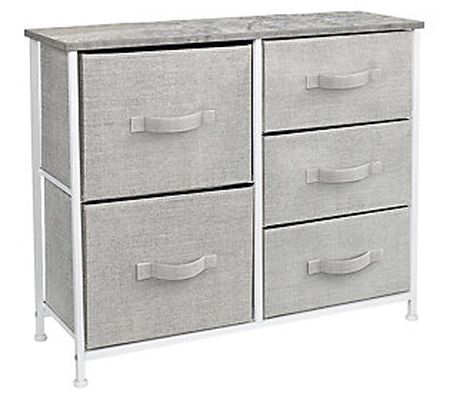 Sorbus 5-Drawer Marble Dressers