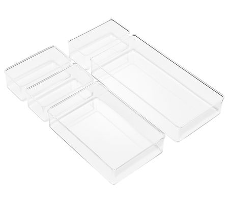 Sorbus 5-Piece Narrow Drawer Organizer Set for akeup