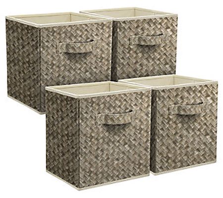 Sorbus Collapsible Fabric Storage Bin Set with Handles