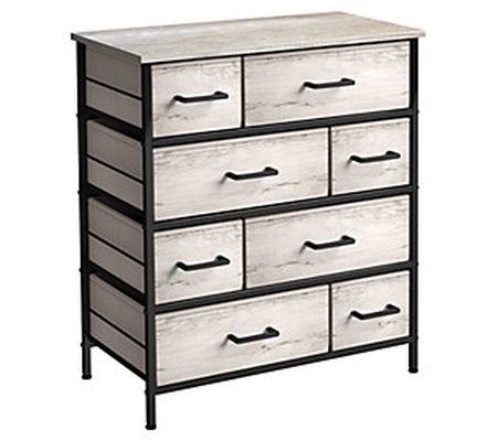 Sorbus Dresser with 8 Faux Wood Drawers