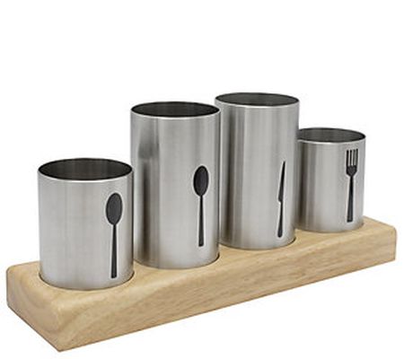 Sorbus Flatware Caddy with Base