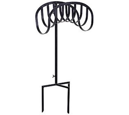 Sorbus Hose Holder Stand - Holds 125' of 5/8" H ose