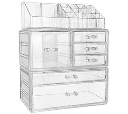 Sorbus Makeup and Jewelry 6-Drawer Display Case Organizer