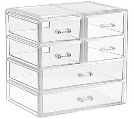 Sorbus Makeup and Jewelry Organizer with 6 Draw ers