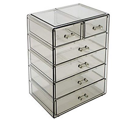 Sorbus Makeup and Jewelry Storage Case with 6 D rawers