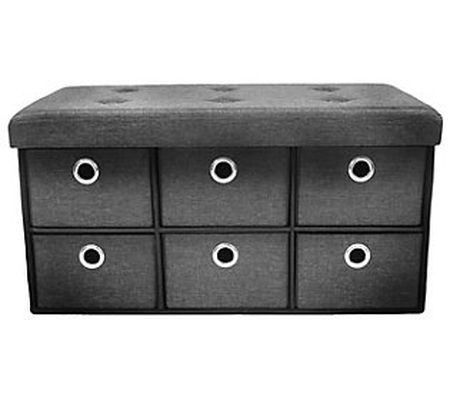 Sorbus Storage Bench Chest with Drawers