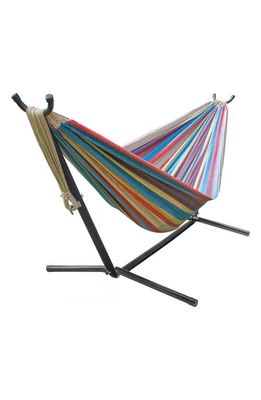 SORBUS Two-Person Hammock with Stand in White