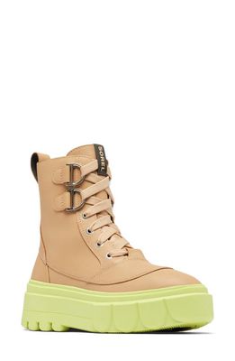 SOREL Caribou X Waterproof Leather Lace-Up Boot in Canoe/Tippet