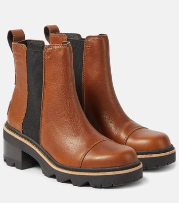 Sorel Joan Now leather Chelsea boots