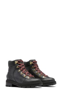 SOREL Lennox Waterproof Hiker Boot in Black/Black