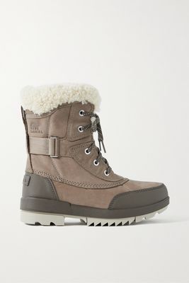 Sorel - Torino Ii Parc Shearling-trimmed Leather Ankle Boots - Brown