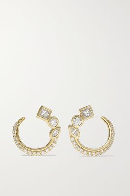 Sorellina - 18-karat Gold Diamond Earrings - one size