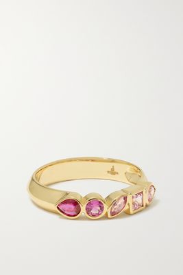 Sorellina - 18-karat Gold Sapphire Ring - 6