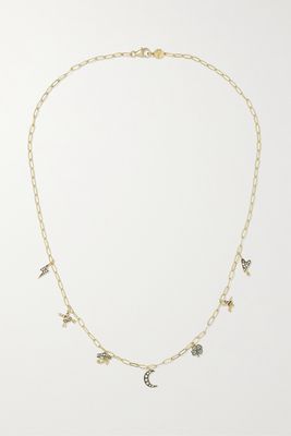 Sorellina - Amuleti 18-karat Gold, Diamond And Turquoise Necklace - one size