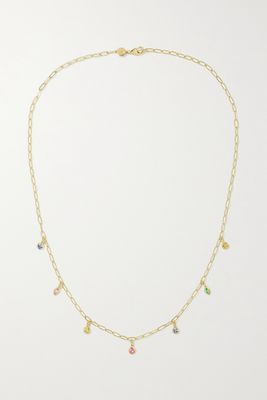 Sorellina - Monroe 18-karat Gold Sapphire Necklace - one size