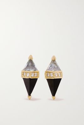Sorellina - Pietra 18-karat Gold Multi-stone Earrings - one size