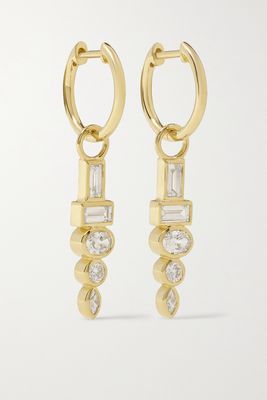 Sorellina - Totem 18-karat Gold Diamond Earrings - one size