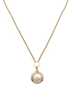 SORU Aurora-charm ball-chain necklace - Gold