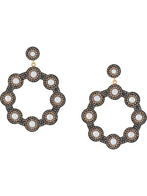 SORU Baroque pearl earrings - Grey