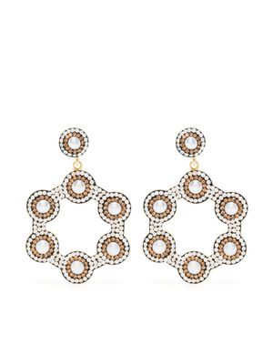SORU Baroque Pearl hoop earrings - Gold