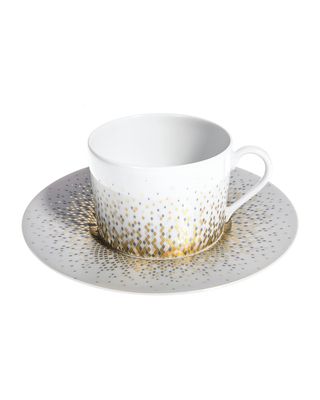 Souffle d'Or Teacup and Saucer