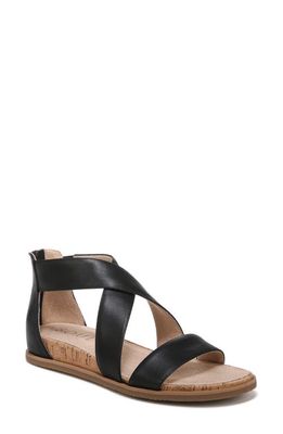 SOUL NATURALIZER Cindi Strappy Sandal in Black Smooth Synthetic