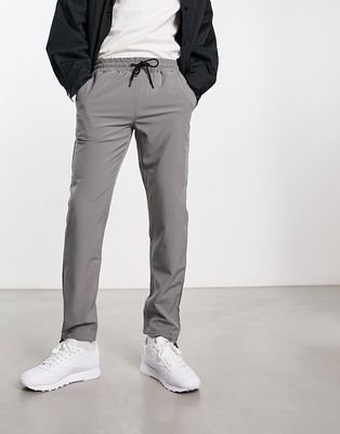 Soul Star skinny fit stretch woven pants in gray