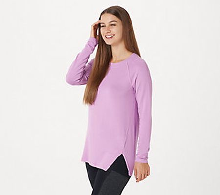 Soulgani Active California Love Long Sleeve Top with Cut-Out
