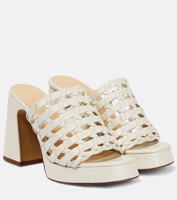 Souliers Martinez Alba woven leather sandals