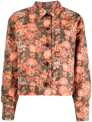 Soulland Alba floral jacket - Orange