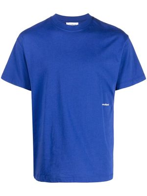 Soulland Ash logo-print T-shirt - Blue