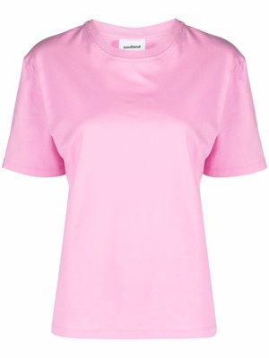 Soulland Cea organic cotton T-shirt - Pink