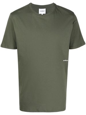Soulland Coffey logo-print T-shirt - Green
