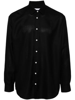 Soulland Damon wool shirt - Black