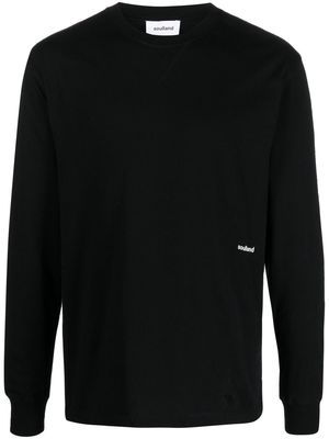 Soulland Dima long-sleeved T-shirt - Black