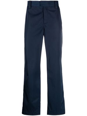 Soulland Everet straight-leg trousers - Blue