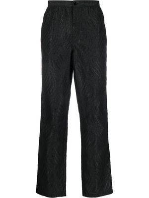 Soulland Fadi straight-leg trousers - Black