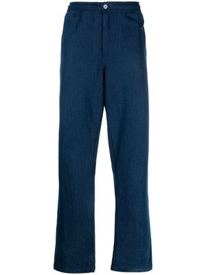 Soulland Fadi wide-leg trousers - Blue