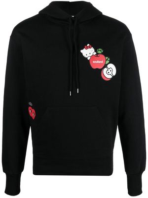 Soulland Hello-Kitty organic cotton hoodie - Black