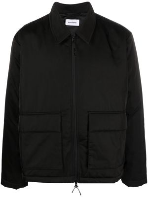 Soulland Jamie zip-up shirt jacket - Black