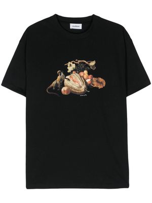 Soulland 'Kai' Monkey Business organic cotton T-shirt - Black