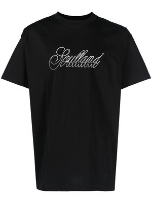 Soulland Metal Letters logo-print T-shirt - Black