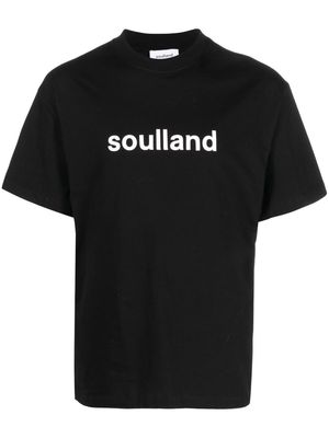 Soulland Ocean short-sleeve T-shirt - Black