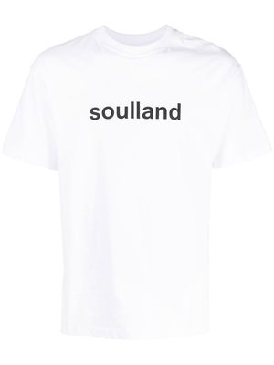 Soulland Ocean short-sleeve T-shirt - White