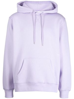 Soulland Reed organic-cotton hoodie - Purple